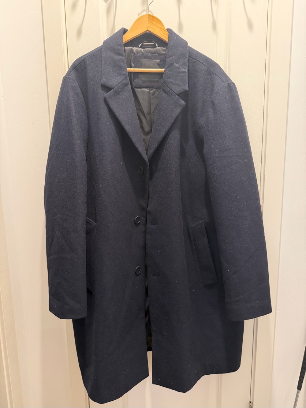 DKNY Men's Wool Blend Coat